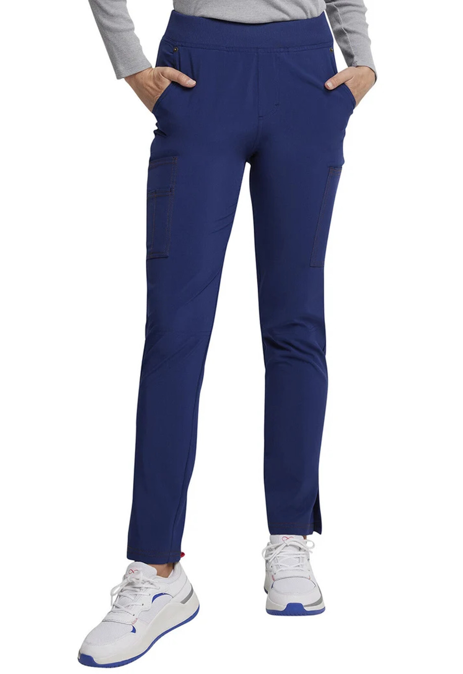 Dickies Riveting Women's Navy Blue 6-Pocket Medical Scrub Bottoms